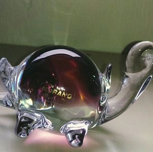 Murano Turtle made in Italy figurine, paper weight